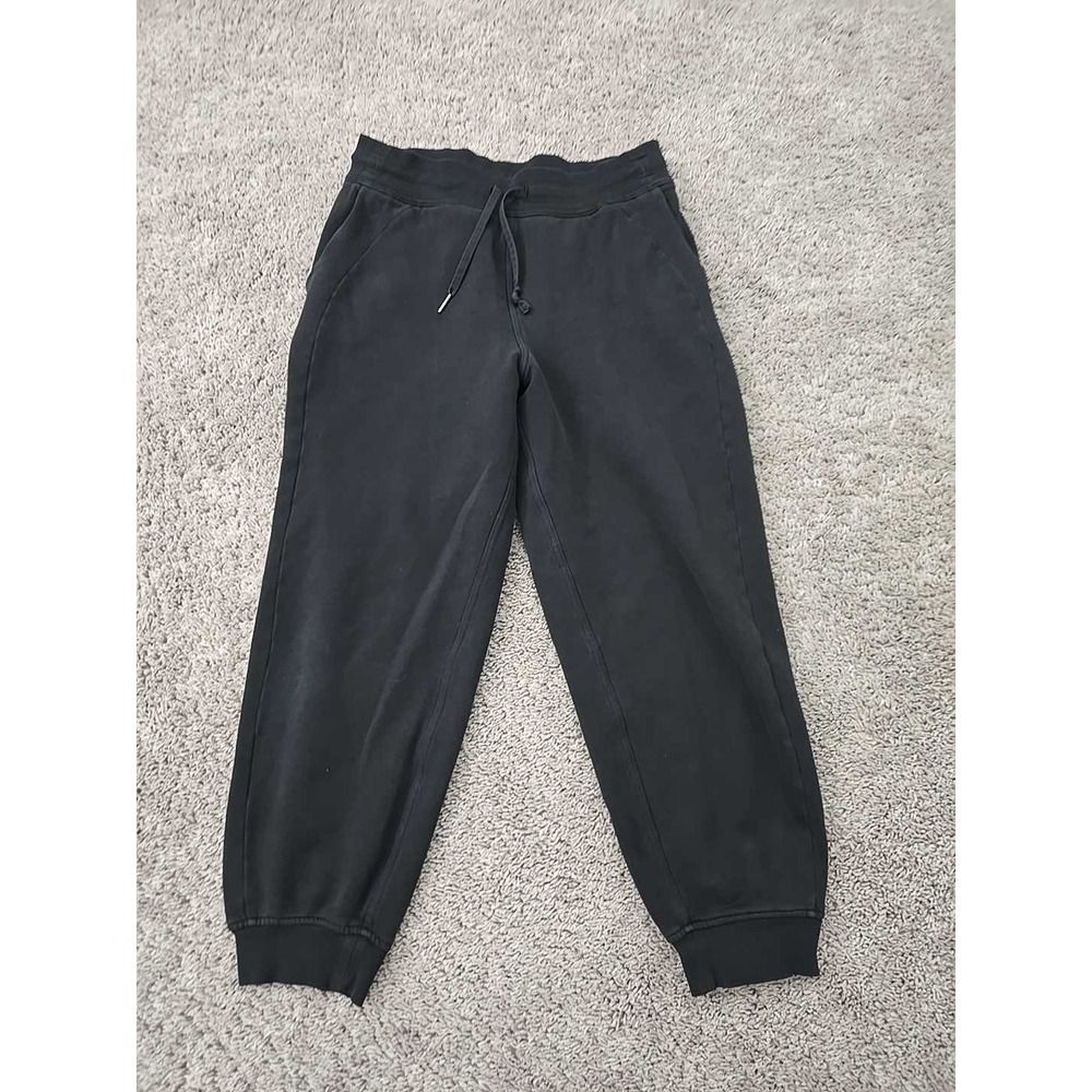 Lululemon Joggers Womens 30"‎ Black Drawstring Sweatpants Athleisure Casual